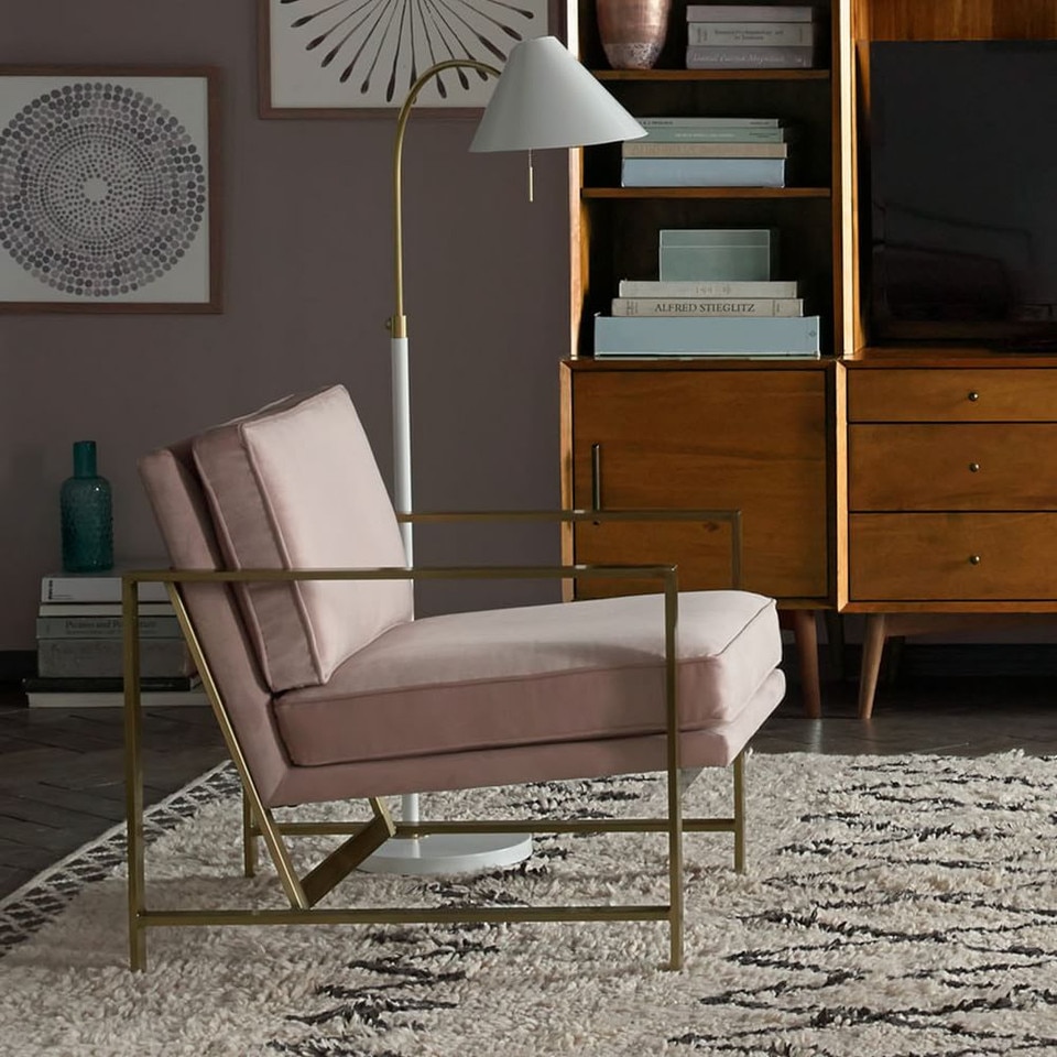 Metal Frame Upholstered Chair | west elm Australia